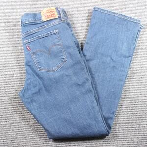 Levi’s 315 Shaping Bootcut Jeans Womens 31 Blue Mid Rise Stretch L32
